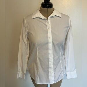 Talbots Classic White Dress Shirt